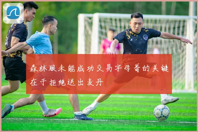 森林狼未能成功交易字母哥的关键在于拒绝送出麦丹
